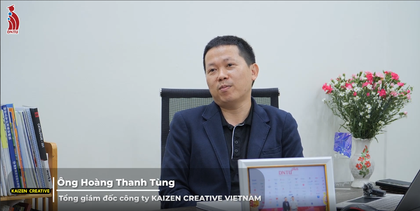 Ông Hoàng Thanh Tùng – Tổng Giám đốc Công ty Kaizen Creative Việt Nam