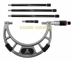 Panme đo ngo&agrave;i cỡ lớn Werka 3111-400 dải đo 300 đến 400mm