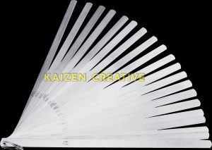 Thước lá đo khe hở thân dài Werka 5150-201 150mm 20 lá dải đo 0.05-1.00mm thép carbon chuẩn T2