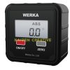 Hộp đo góc nghiêng điện tử Werka 6103-02 hợp kim nhôm 60x60mm dải đo 4x90 độ đế từ tính nam châm màn hình đảo chiều số