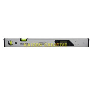 Nivo điện tử nam châm Werka 6128-400 thân hợp kim nhôm 400mm dải đo 360 độ màn hình LCD đèn nền tích hợp ống thủy