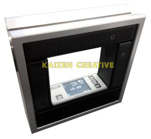 Nivo khung vuông điện tử Werka 6132-150 kết nối Bluetooth Made in Germany chuẩn DIN 877 kích thước 150x150mm độ chính xác 0.02mm trên mét
