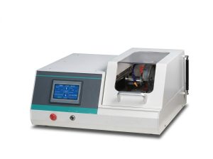 M&aacute;y Cắt Mẫu Ch&iacute;nh X&aacute;c Tốc Độ Cao HQG-200D (Tốc Độ 5000 V&ograve;ng/Ph&uacute;t / Đĩa Kim Cương &Phi;200mm / Điều Khiển PLC Cảm Ứng / Cắt Kh&ocirc;ng Biến Dạng)