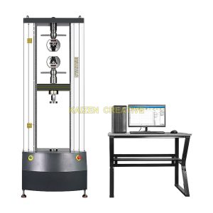 Máy đo lực kéo nén vạn năng điện tử 2 ngàm khung đôi công suất lớn 100kN điều khiển máy tính