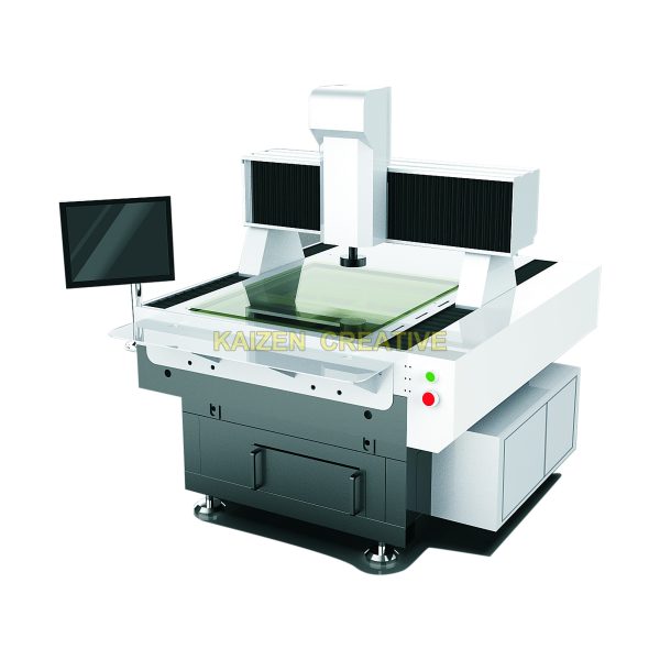 Máy Đo Tọa Độ Quang Học 2D / 3D Tự Động Hoàn Toàn CNC Kiểu Cầu GV-OptiCore YVM Series (YVM-652CNC, YVM-872CNC, YVM-1282CNC, YVM-15122CNC / Khổ Lớn Đến 1500x1200mm / Kết Cấu Cầu Di Động Moving Bridge / Thước Quang 0.2µm / Camera 2MP / Đo Chiều Cao 3D & Độ Cong Vênh / Phần Mềm YR-CNC)