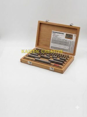 Bộ căn mẫu thép Werka 5100-112-0 cấp 0 Grade 0 gồm 112 chi tiết hộp gỗ tự nhiên kèm chứng chỉ kiểm định xuất xưởng