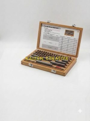 Bộ căn mẫu Carbide Werka 5101-112-1 hợp kim cứng 112 chi tiết cấp 1 Grade 1 chống mài mòn gấp 10 lần hộp gỗ cao cấp