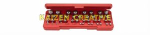 Bộ bi thép chuẩn Werka 5111-25 gồm 50 chi tiết dải đo 1-25mm thép ổ bi GCr15 độ cứng HRC63 hộp nhựa cao cấp