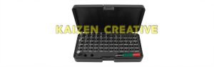 Bộ pin gauge thép gió Werka 5130-016-01 dải đo siêu nhỏ 0.05-0.20mm gồm 16 chi tiết HSS HRC58-62 dài 50mm hộp nhựa cao cấp
