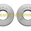 Dưỡng vòng kiểm ren ống Werka 5110-GP1828-G G1/8-28 GO tiêu chuẩn ISO 228 thép đặc chủng