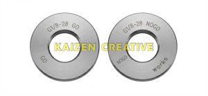 Dưỡng vòng kiểm ren ống Werka 5110-GP1828-G G1/8-28 GO tiêu chuẩn ISO 228 thép đặc chủng