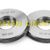 Dưỡng vòng kiểm ren bước mịn Werka 5110-02-4N M2x0.35 NO-GO tiêu chuẩn DIN 13 dung sai 6g chấm đỏ
