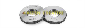Dưỡng vòng kiểm ren bước mịn Werka 5110-02-4N M2x0.35 NO-GO tiêu chuẩn DIN 13 dung sai 6g chấm đỏ