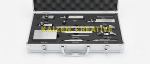 Bộ phụ kiện căn mẫu Werka 5131-172 gồm 12 chi tiết cao cấp đựng trong vali nhôm định hình