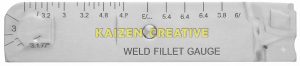 ộ dưỡng đo mối hàn góc Werka 284-025 dải đo 3.2 đến 25.4mm 1/8 đến 1 inch thép không gỉ inox