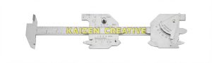 thước đo mối hàn đa năng Werka 283-202 dải đo 0-20mm thép không gỉ inox 2 mặt đo góc và chân mối hàn
