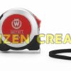 thước cuộn Werka 241-7596 chiều dài 3m bản 16mm cơ chế tự khóa bọc nylon chống mài mòn chuẩn EC Class II