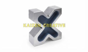 khối V chữ X Werka 236-0412 cặp đôi gang đúc 75x150x130mm 4 rãnh 90 độ kẹp trục phi 8-120mm chuẩn Grade 1