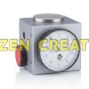 cục sét dao trục Z Werka 7413-02M chuẩn 50mm có đồng hồ so cơ khí và đế từ tính chính hãng