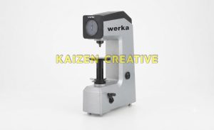 máy đo độ cứng Rockwell Werka 447-9408 đồng hồ kim phân giải 0.5HR khung gang đúc 10mm chính hãng