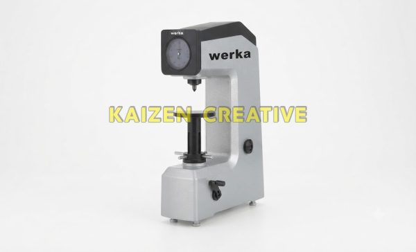 máy đo độ cứng Rockwell Werka 447-9408 đồng hồ kim phân giải 0.5HR khung gang đúc 10mm chính hãng