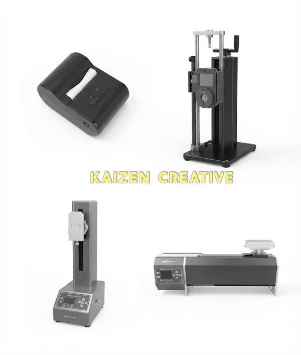 máy đo lực kéo nén điện tử Werka 9214-0010N kết hợp giá thử tự động Motorized và máy in không dây