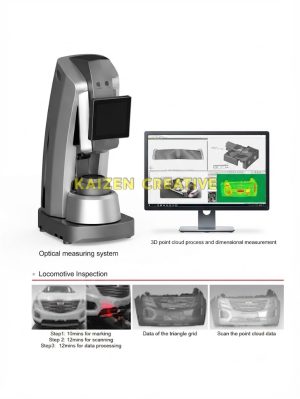 Hệ thống đo 3D quang học Werka xử lý đám mây điểm và đo kích thước 3D chính xác 0.02mm