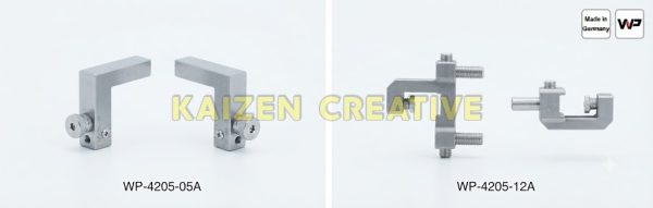 Bộ giá đỡ gá lắp Werka WP-4205 gồm chân đế WP-4205-05A và ngàm kẹp WP-4205-12A