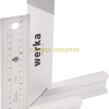 thước ke vuông đế nhôm Werka 240-2386