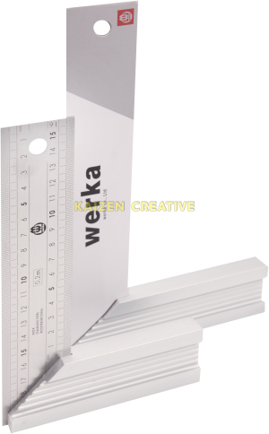 thước ke vuông đế nhôm Werka 240-2386