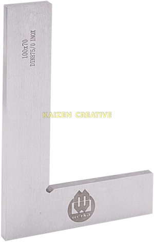thước ke vuông phẳng inox Werka 240