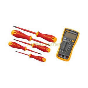 Bộ dụng cụ cầm tay cách điện và đồng hồ vạn năng Fluke 117