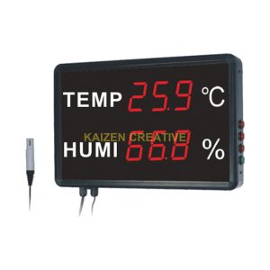 Máy Đo Nhiệt Độ Độ Ẩm Dạng Bảng Đèn LED Treo Tường (HE223C Display)