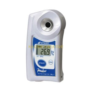 Khúc Xạ Kế Đo Độ Ngọt Điện Tử Cầm Tay Atago PAL-1 Nhật Bản (0.0 – 53.0% Brix, Chống Nước IP65)