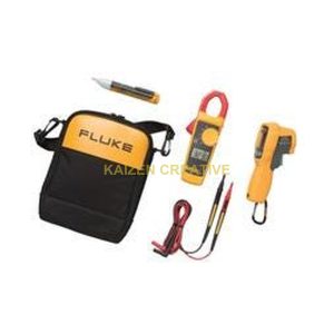 Bộ Thiết Bị Đo Nhiệt Độ 62 MAX+, Ampe Kìm 323 & Bút Thử Điện 1AC-II Fluke HVAC Combo Kit