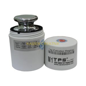 Quả C&acirc;n Chuẩn M1 1kg Inox S&aacute;ng B&oacute;ng (Dạng N&uacute;m Trụ)