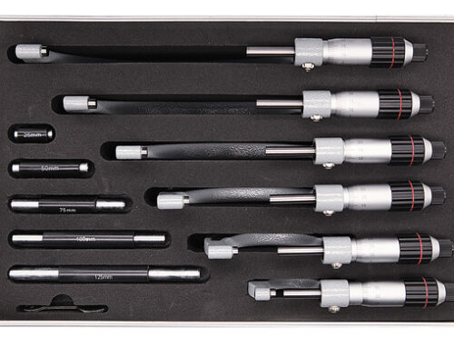 Outside micrometer set